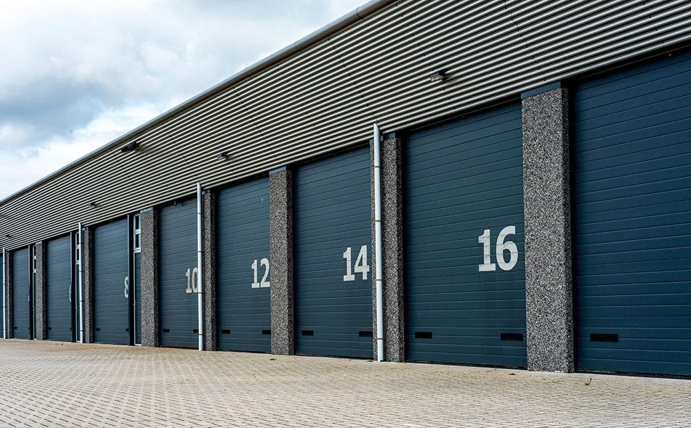 Secure, gated Fort Knox 24/7 Self Storage facility with video surveillance